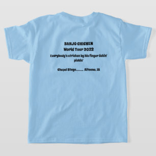 T-shirt du Concert Banjo Chicken World Tour