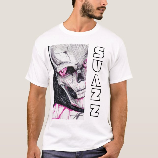 T-shirt du crâne W/Eyes de Suazz (Devant)