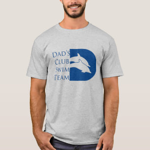 T-shirt du dauphin des hommes, gris