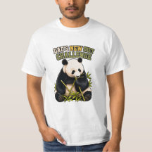 T-shirt du Défi de régime de Panda pour la Fête de