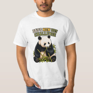 T-shirt du Défi de régime de Panda pour la Fête de