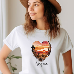 T-shirt du désert de l'Arizona