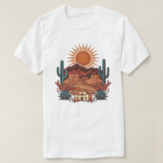 T-Shirt du désert du sud-ouest du Nouveau-Mexique