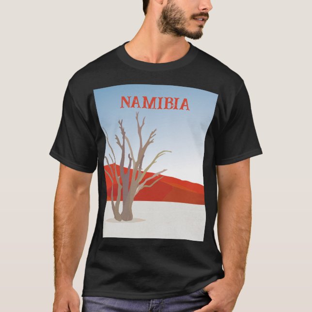 T-shirt du désert namibien (Devant)