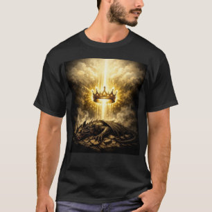 T-shirt du dragon vaincu par le roi Jésus