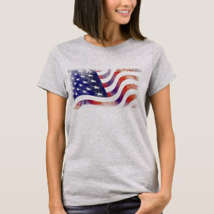 T-shirt du drapeau américain