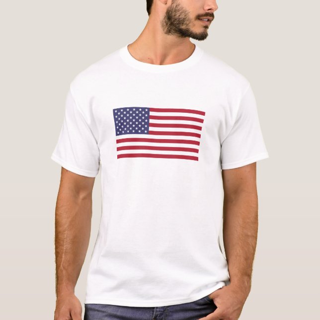 T-shirt du drapeau américain (Devant)