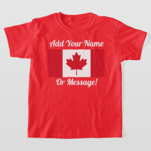 T-shirt du drapeau canadien