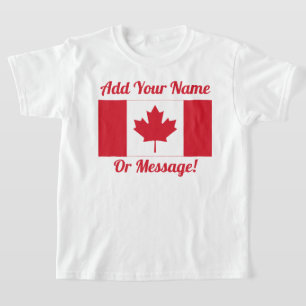 T-shirt du drapeau canadien