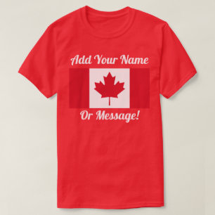 T-shirt du drapeau canadien