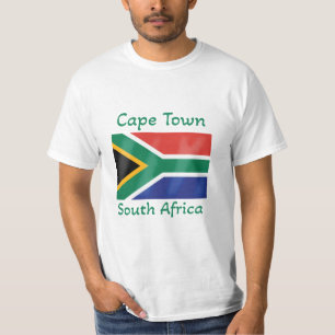 T-Shirt du drapeau de Cape Town Afrique du Sud
