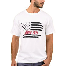 T-shirt du drapeau de Donald Trump