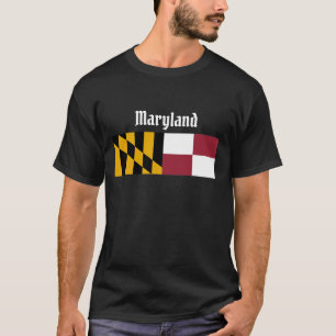 T-shirt du drapeau de l'État du Maryland