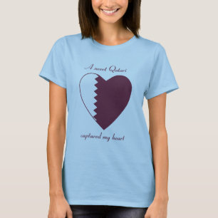 T-shirt du drapeau du Qatar
