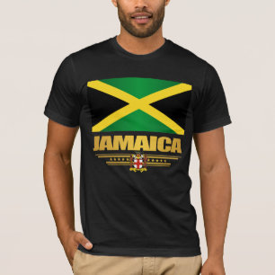 T-shirt du drapeau jamaïcain