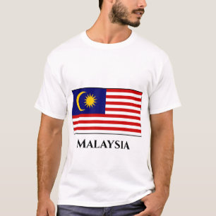 T-shirt du drapeau malaisien