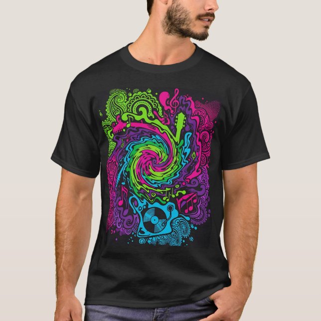 T-shirt du Festival de musique psychédélique | Tri (Devant)