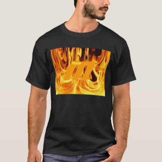 T-shirt du feu de McLlarky d'équipe ("M" orange)