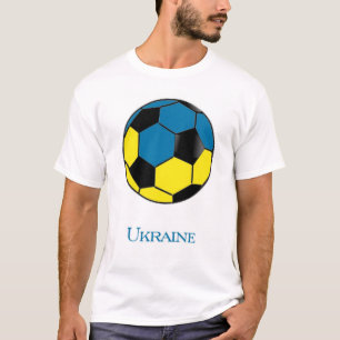 T-shirt du football de coupe du monde de l'Ukraine