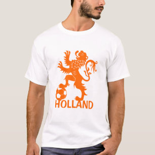 T-shirt du football de la Hollande - lion