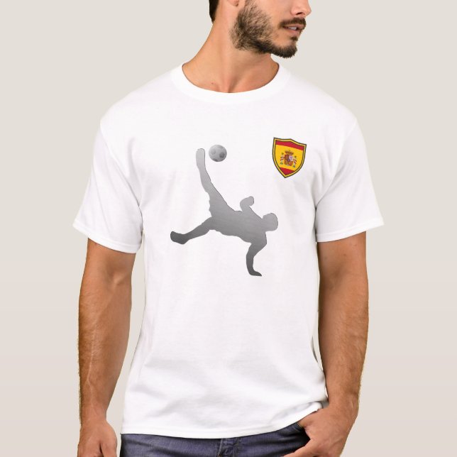 T-shirt du football de l'Espagne (Devant)