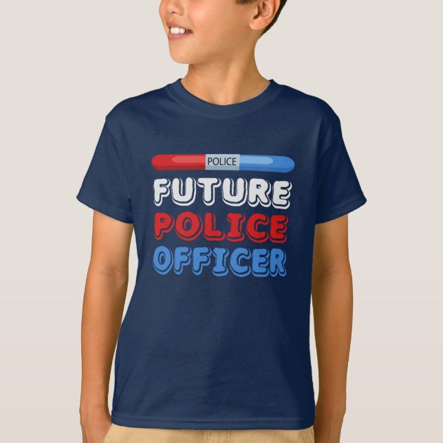 T-shirt du futur officier de police (Devant)