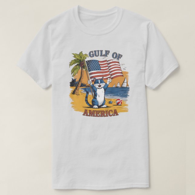 T-Shirt Du Golfe D'Amérique (Design devant)