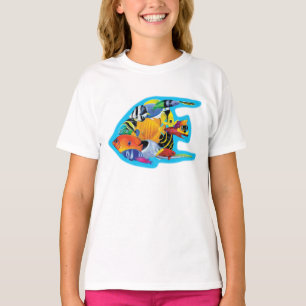 T-shirt du groupe de poissons tropicaux