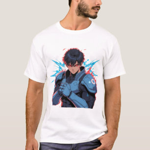 T-shirt du guerrier de cyber-Anime
