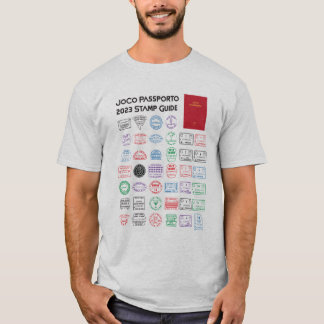 T-shirt du Guide des timbres de JoCo Passporto 202