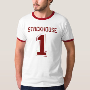 T-shirt du Jersey du football de Stackhouse #1