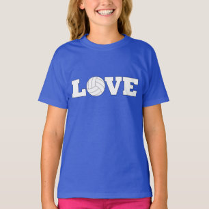 T-shirt du Joueur de volley-ball des filles mignon
