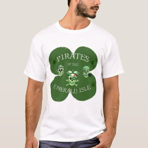T-shirt du jour de St Patrick irlandais de pirate