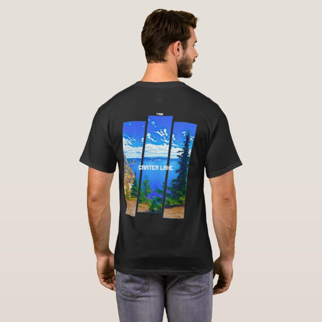 T-Shirt du lac Crater d'Ioan (Dos entier)