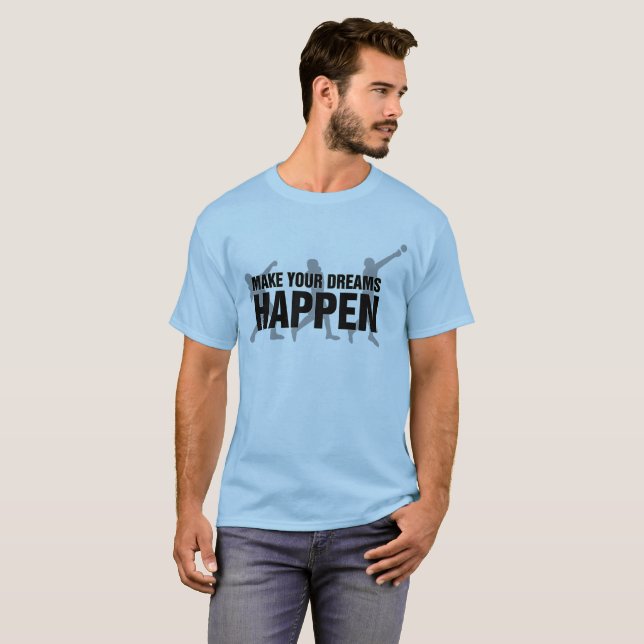 T-shirt du lanceur mis par tir des hommes (Devant entier)