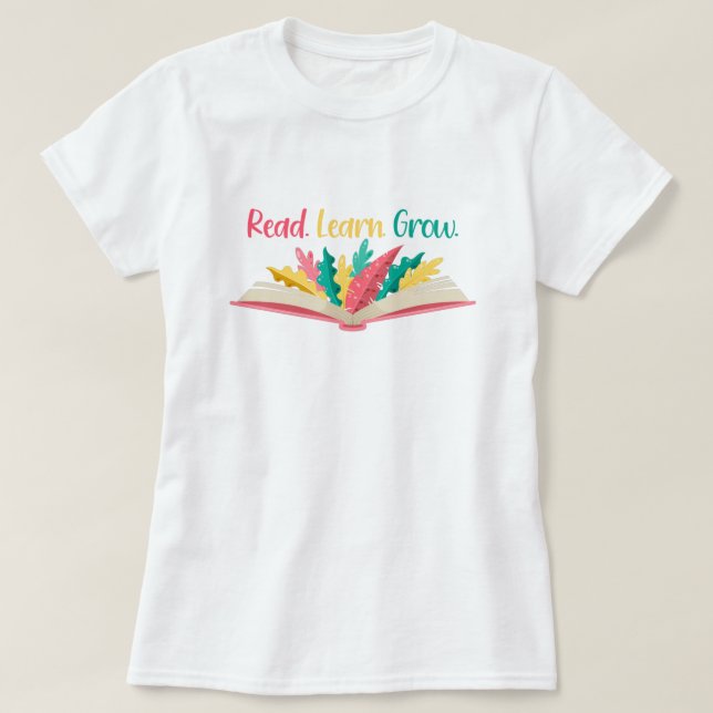 T-shirt du livre de lecture (Design devant)