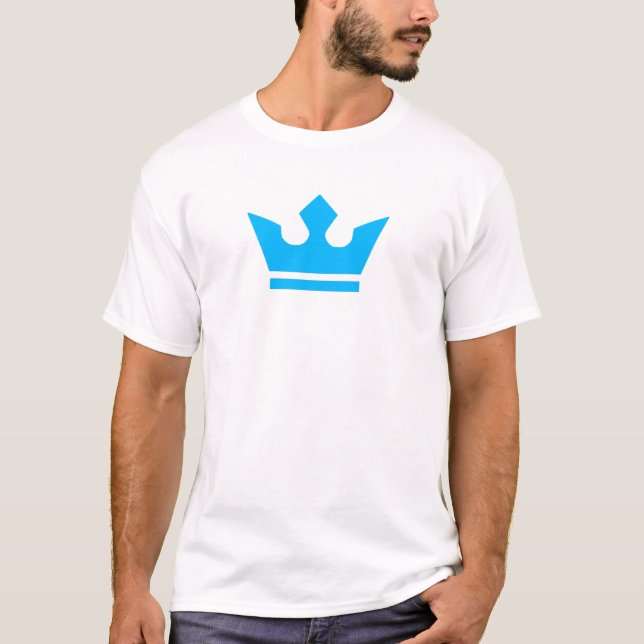 T-shirt du logo de la Couronne bleue des champions (Devant)
