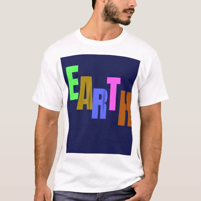 T-shirt du logo de la Terre (Devant)