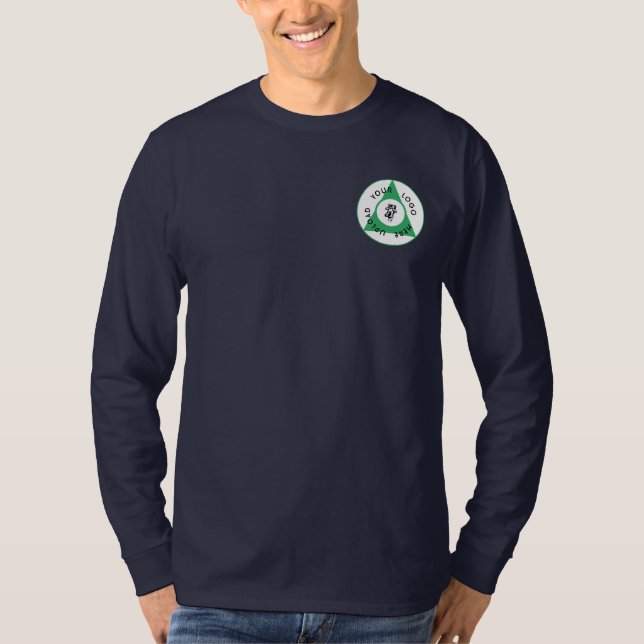 T-shirt du logo d'entreprise personnalisé (Devant)