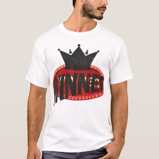T-shirt du logo du gagnant