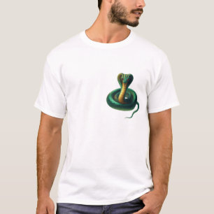 T-shirt du logo Emerald Cobra minimal - Serpen sub