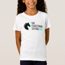 T-Shirt du logo noir des enfants