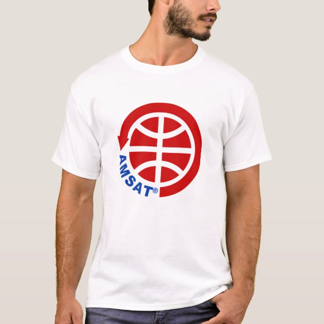 T-Shirt du logo Ronde AMSAT (Devant)