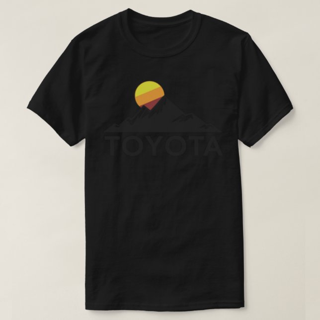 T-shirt du logo Toyota Mountain - Petit Si gauche- (Design devant)