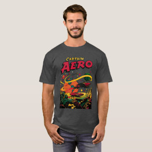 T-shirt du magazine de pâtes Vintages CAPTAIN AERO