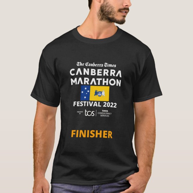 T-shirt du Marathon de Canberra 2022 (Devant)