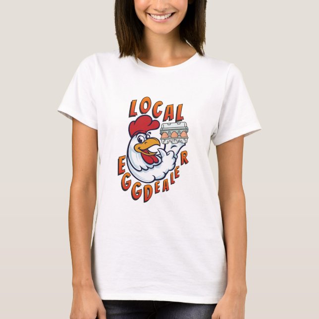 T-shirt du marchand de poulet (Devant)
