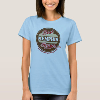 T-shirt du meilleur hamburger de Memphis de dames