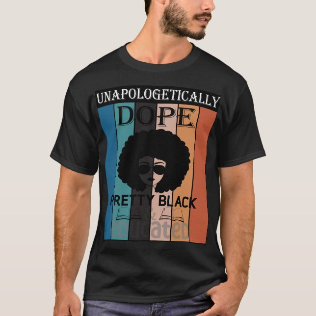 t-shirt du mois de l'histoire noire (Devant)