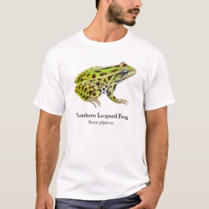 T-shirt du nord de grenouille de léopard